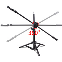26CM fotografia Led wideo lampa pierścieniowa koło wypełnienie oświetlenie zdjęcie z kamery Studio telefon lampa do Selfie z stojak trójnóg ramię wysięgnika 5